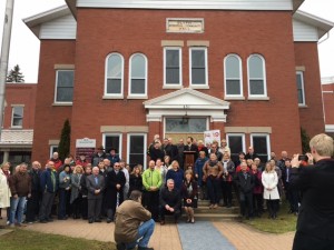 Over sixty citizens of Huron County showed up for the announcement on March 15, 2016.