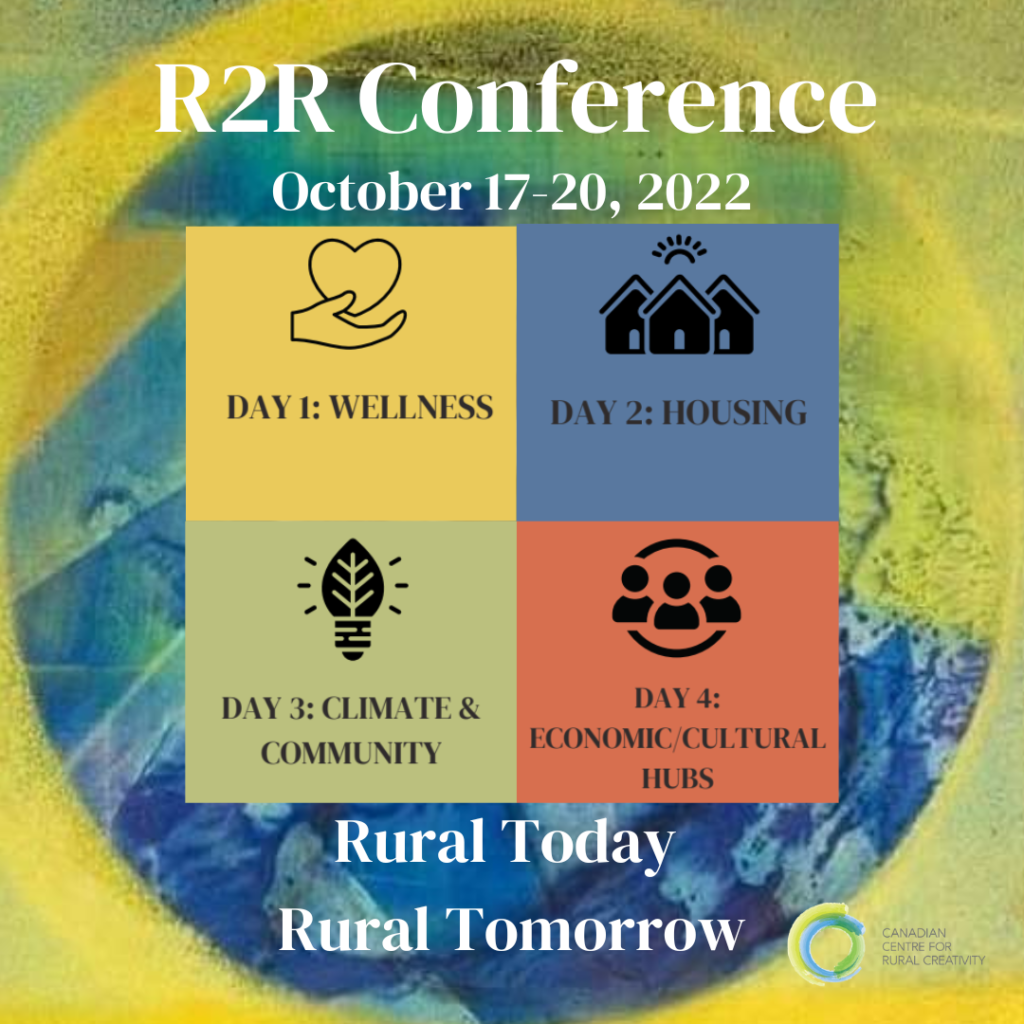 Rural Talks to Rural 2022 Conference Canadian Centre for Rural Creativity